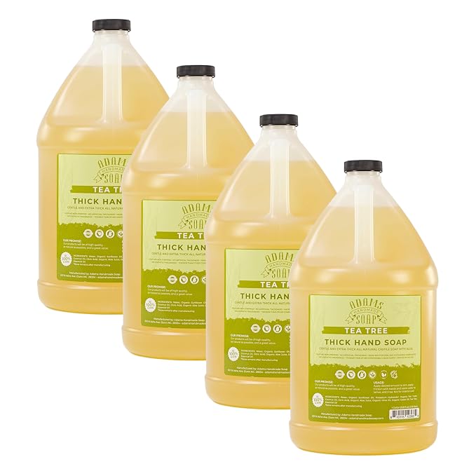 Adams Handmade Soap Thick Organic Castile Liquid Hand Soap 1 Gallon Refill by AdamsHandmadeSoap