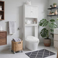 Over The Toilet Storage Cabinet, Behind Toilet Bathroom Organizer by GROZING