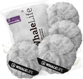 Loofah Sponge Bath Sponge for Women Men 4 Pack by WhaleLife