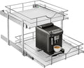 WelFurGeer 2-Tier Kitchen Cabinet Pullout Shelf and Drawer Organizer, Soft by WelFurGeer