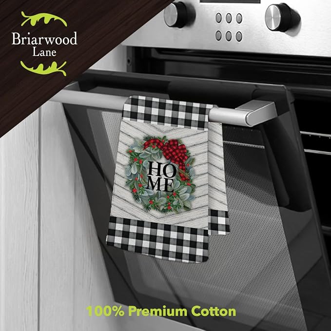 Briarwood Lane Winter Wreath Hand Towel - Image 2