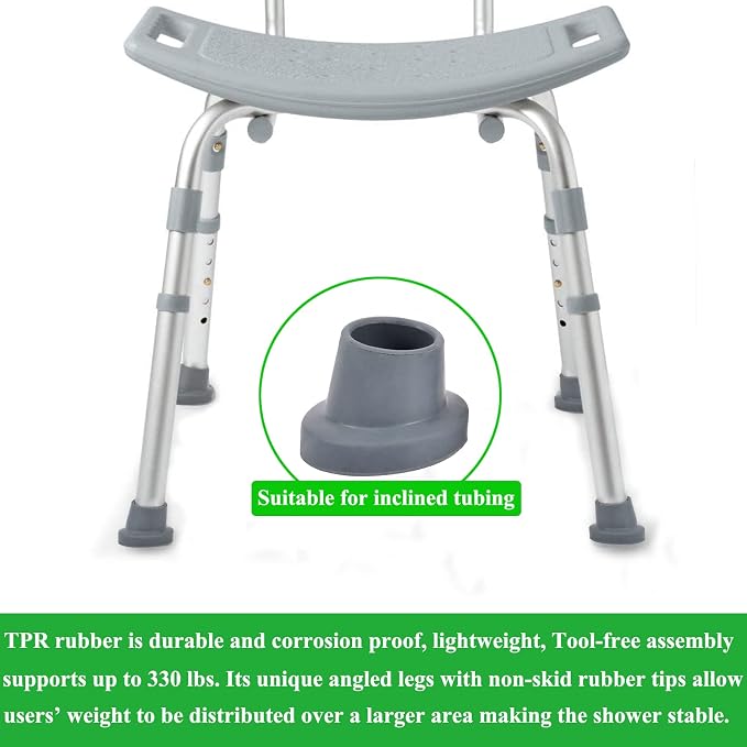 Slope Replacement Feet for Shower Chair Bath Seat, shower stools and transfer - Image 6