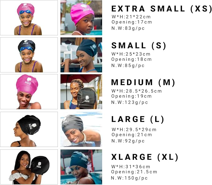 Silicone Swim Cap for Braids and Dreadlocks - Image 4