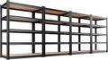 AOAORRG Set of 4 Storage Shelves, 45.6" W Garage Shelving, Heavy Duty Metal by Unknown