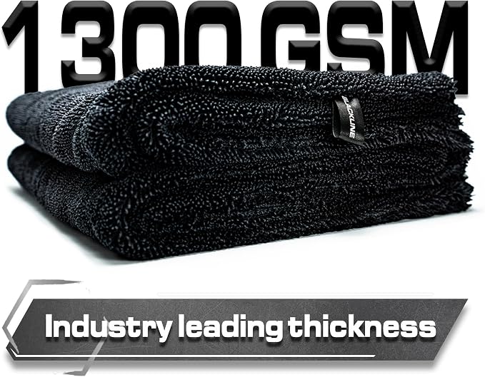 Blackline 24"x36" Twisted-Loop Car Drying Towel, Streak Free, Lint Free - Image 4