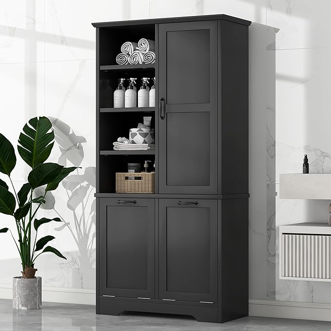 Favfurish 68" Tall Bathroom Storage Cabinet - Image 3