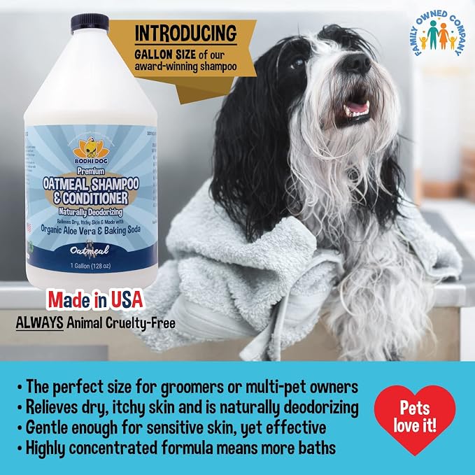 Bodhi Dog Organic Oatmeal Dog Shampoo & Conditioner - Image 3