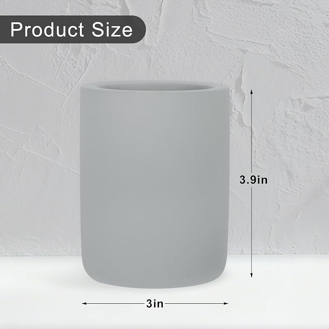Toothbrush Holder, Diatomite Bathroom Organizer, Toothbrush & Toothpaste Holder - Image 2