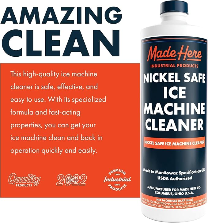 Nickel Safe Ice Machine Cleaner and Descaler16 oz 2-Pack - Image 3