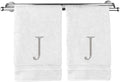 Monogrammed Hand Towel, Personalized Initial Gift, Extra Absorbent 100% Turkish by BareCotton