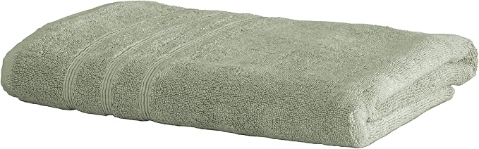 Mosobam Luxury Turkish Bath Towels 30X58 Seagrass Green 700 GSM Bamboo Viscose by Mosobam