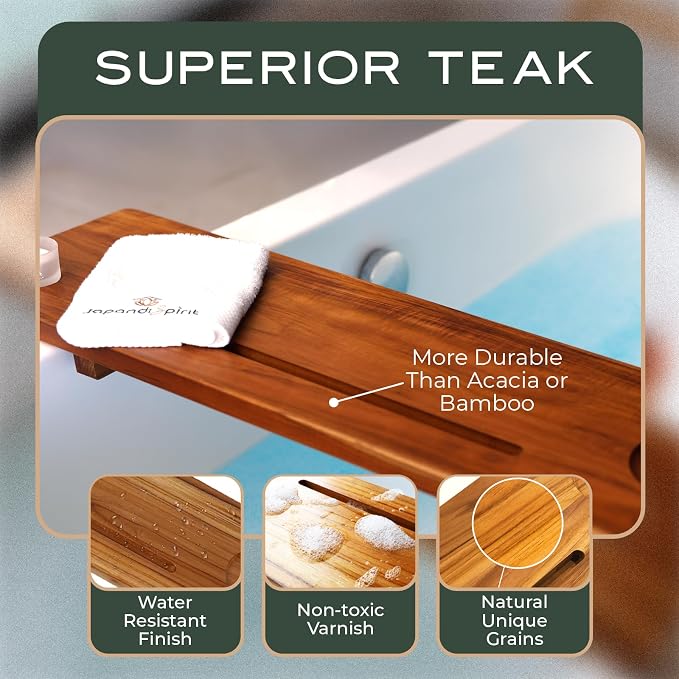 Grand Fjord | Teak Bathtub Tray - Image 5