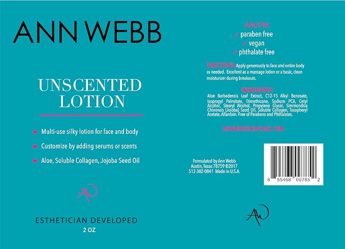Unscented Lotion for Dry Skin- Fragrance Free, Hypoallergenic, All-Natural - Image 5