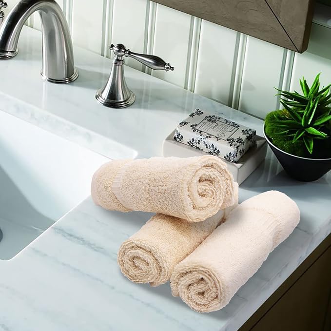 Luxury Hotel & Spa Towel 100% Genuine Turkish Cotton Wash Cloths - Image 4