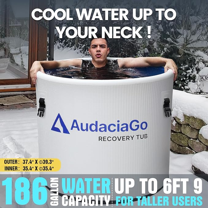 XXL Ice Bath Tub for Athletes, Compatible - Image 4