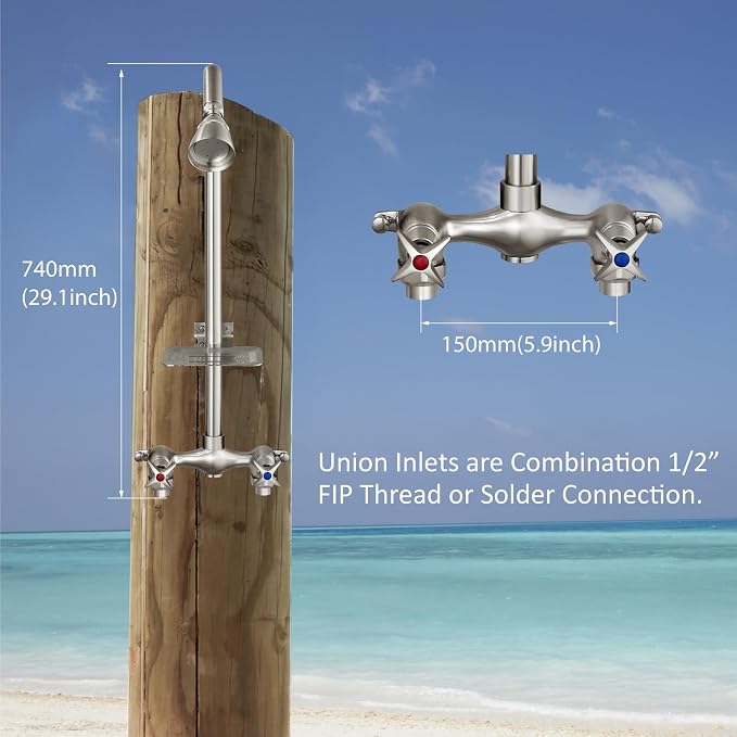 Aolemi Outdoor Shower Kit Fixtures Faucet System - Image 5
