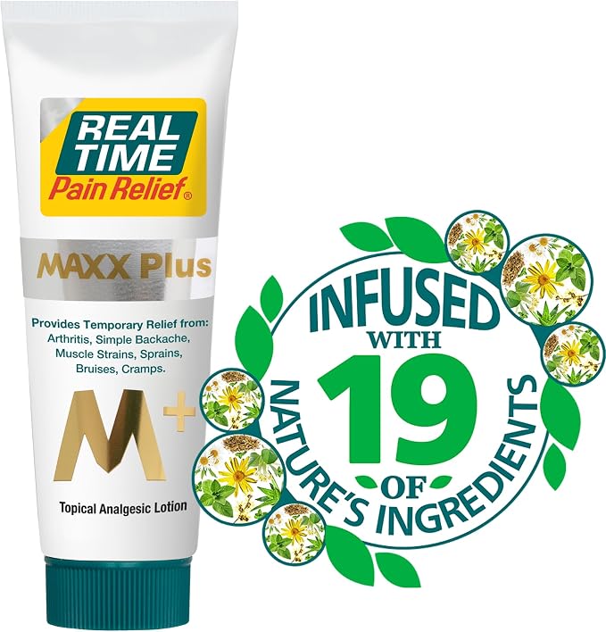 Real Time Pain Relief MAXX Plus - 4oz Tube | Intensive Formula - Image 6