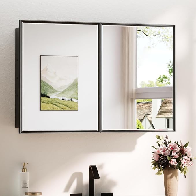 TokeShimi 36x24 Recessed Medicine Cabinet by RefinedBathroomAccessories