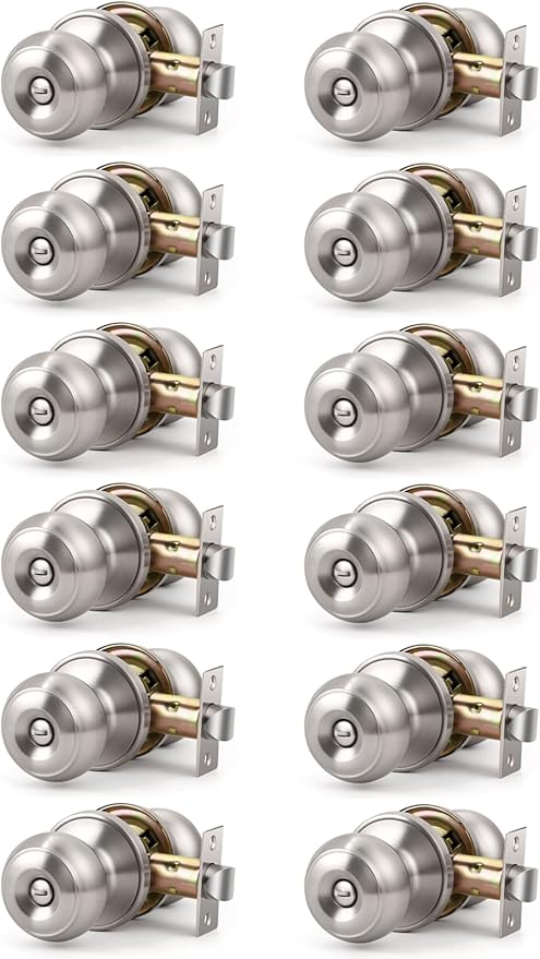 KNOBWELL Brushed Nickel Door Knobs by KNOBWELL