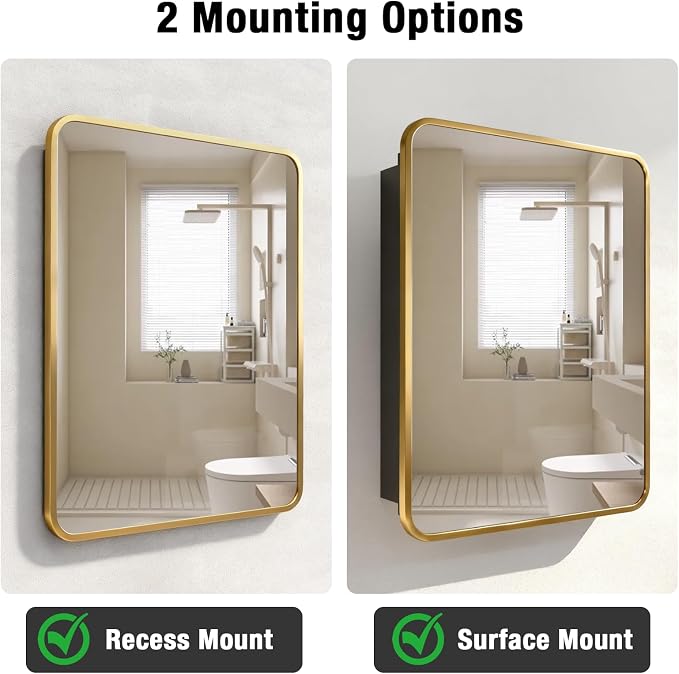 Rectangle Bathroom Medicine Cabinet - Image 4