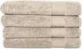 Hencely Premium Bath Towel Set of 4-28x 58 inches Soft Turkish Cotton Absorbent by HENCELY