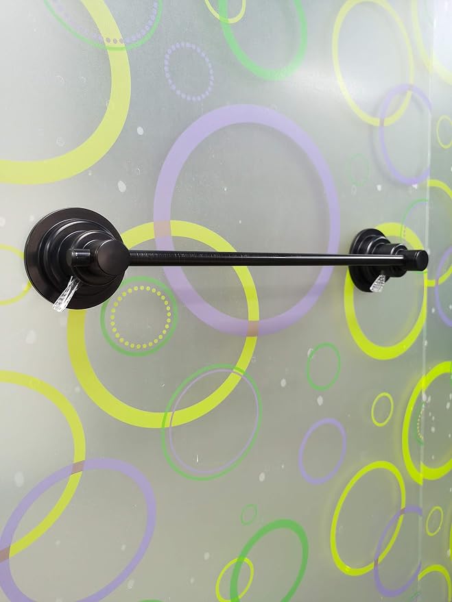 JiePai Suction Cup Towel Bar, Removable Modern Vacuum Towel Holder - Image 6