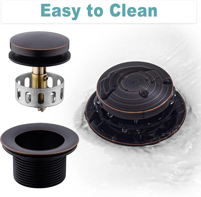 BESTILL Tip-Toe Bathtub Drain Bath Tub Trim Set Conversion Kit - Image 5