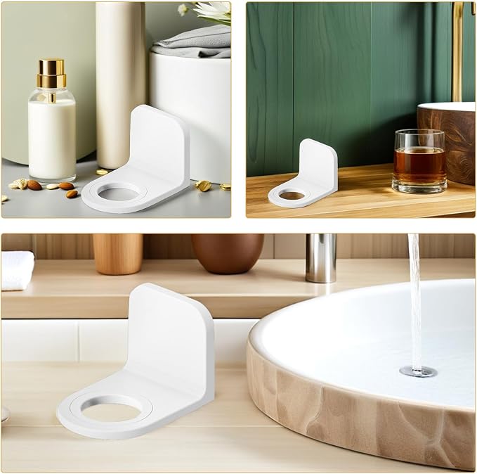 Self Adhesive Wall Mounted Shower Gel Bottle Rack Hook Liquid Soap Holder - Image 8