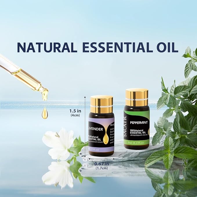 SACATR 50 Pcs Natural Essential Oil Set -Essential Oils Gift Set - Image 2