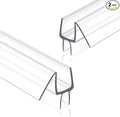 Frameless Shower Door Seal Strip 2 Pack x 39 Inch M Glass Shower Door Bottom by Unknown