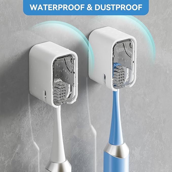 Toothbrush Holders for Bathrooms, Single Toothbrush Dispenser Storage Organizer - Image 2