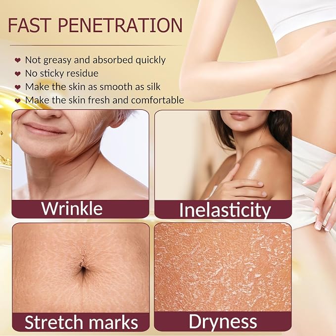 Body Firming Oil Luxury Glow Remedy, After Shower Body Oils - Image 4