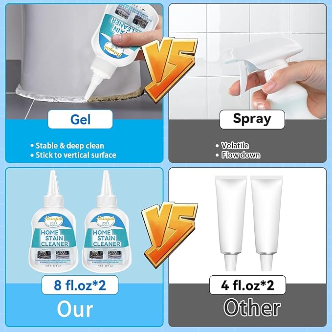 Home Remover Gel, 8 Fl Oz Household Washing Machine Cleaner - Image 4