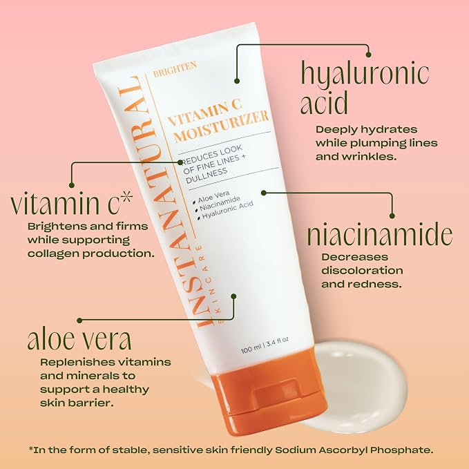 InstaNatural Vitamin C Moisturizer Face Cream, Brightens and Reduces the Look - Image 4