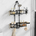 Shower Caddy Hanging Shower Head, Rustproof Hanging Shower Caddy Over by Yortemdi