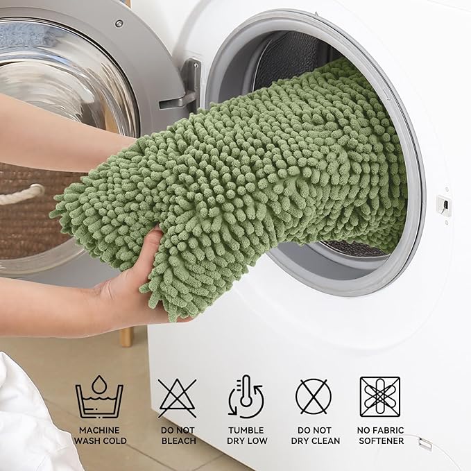 Bcoimo 44"×24" Absorbent Bath Mat, Non-Slip - Image 6