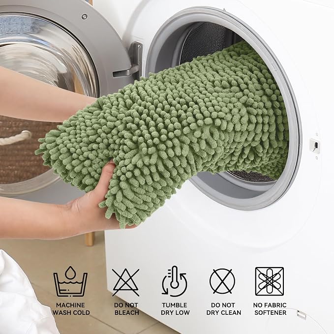 Bcoimo 48"×24" Absorbent Bath Mat, Non-Slip - Image 6