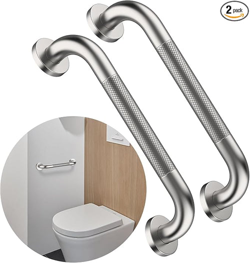 12 Inch Anti Slip Shower Safety Bars, Munzong 2 Pack Bathroom Grab Bars by Munzong