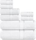 Casa Lino Bath Towel Set of 8 by CASALINO