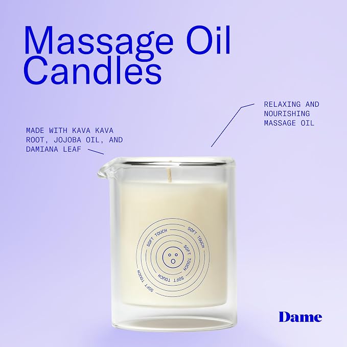 Dame Products Massage Oil Candle - Image 4