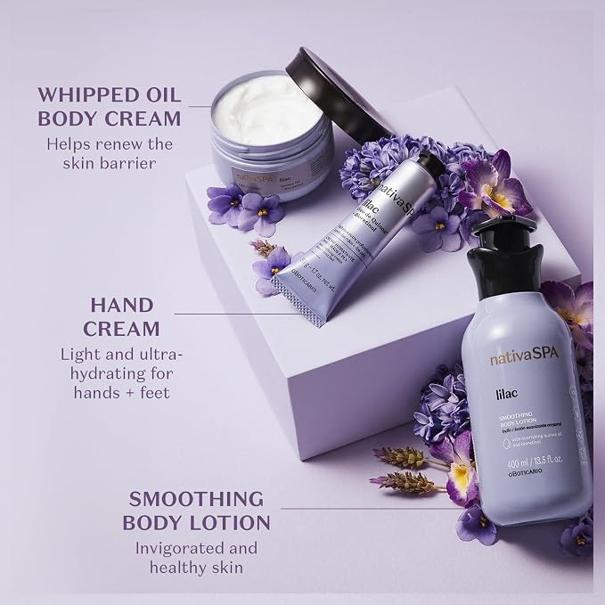 Nativa SPA by O Boticário, Lilac Smoothing Body Lotion - Image 5