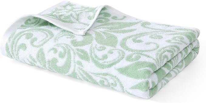 Modern Threads Trefoil Filigree 6-Piece 100% Cotton Towel Set – Reversible Yarn - Image 6
