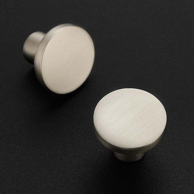 Ravinte 40 Pack Cabinet Knobs Brushed Nickel Kitchen Cabinet Knobs Round - Image 2