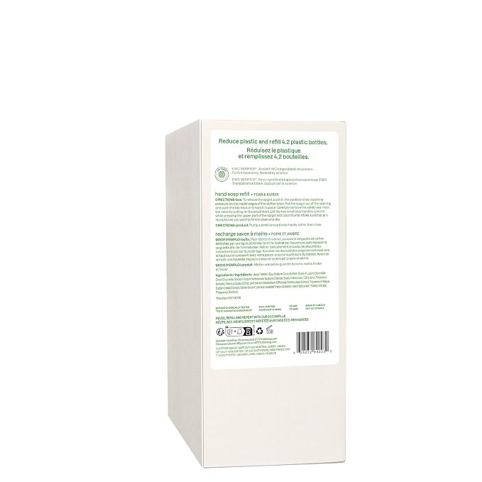 ATTITUDE Liquid Hand Soap, EWG Verified, Plant and Mineral-Based, Vegan - Image 7