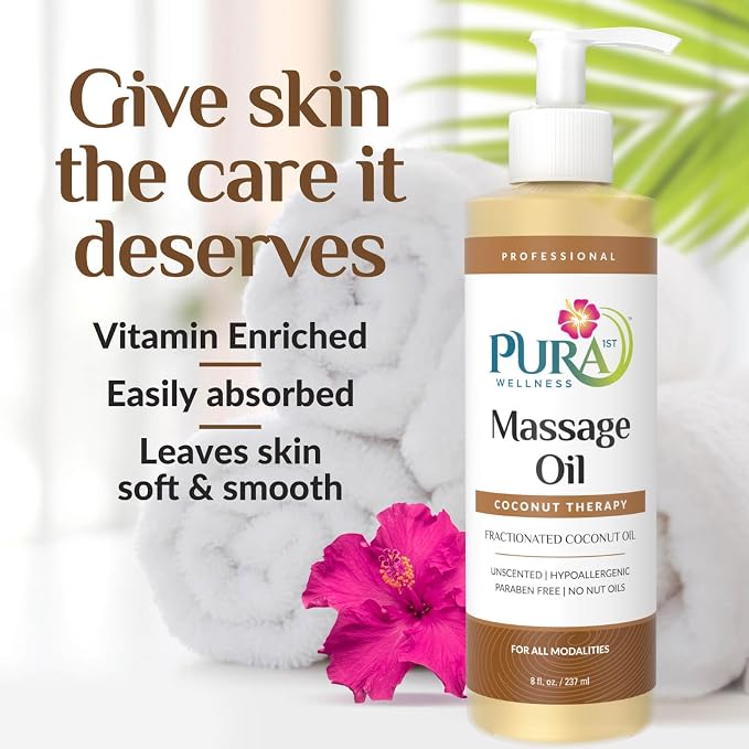 Coconut Therapy Massage Oil, Coconut Massage, Physical Therapy Coconut Oil - Image 2