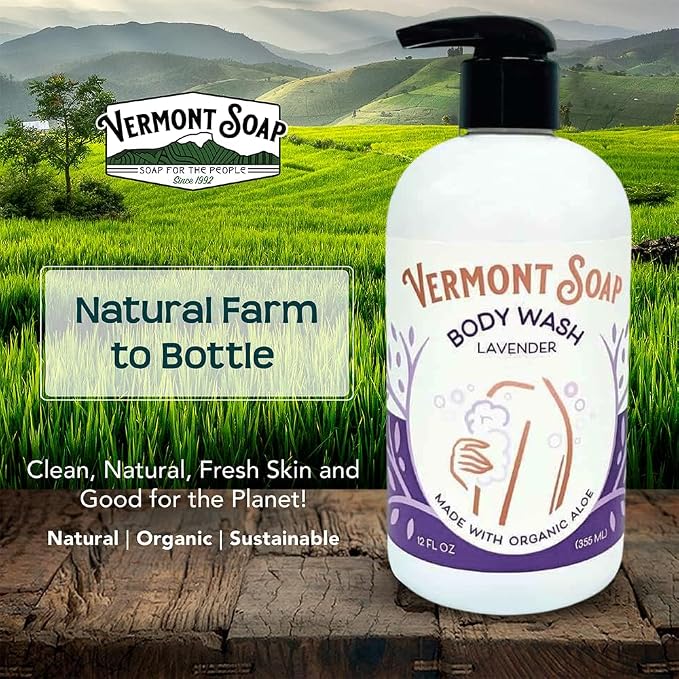 VERMONT SOAP Body Wash, Natural Body Wash - Image 7