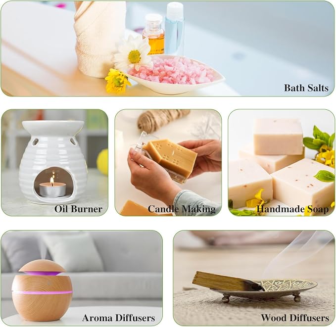 PHATOIL 10Pcs Fruity Fragrance Oil Set, Strawberry, Mango Oils - Image 5