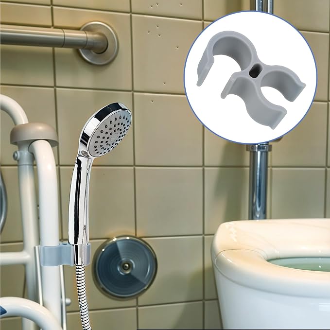 2 PCS Shower Head Holder for Shower Chair, Bath Seat Shower Bracket Attachment - Image 5