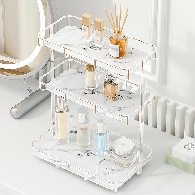 Bathroom Organizer Countertop Perfume Organizer Makeup Organizer Cosmetics by Dobbyby