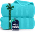 DAN RIVER 2 Pack Luxury Bath Sheets 35x70, 600 GSM, Soft & Quick Dry 100% Ring by DanRiver